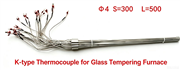 K-type Thermocouple for Glass Tempering Furnace  L:500mm